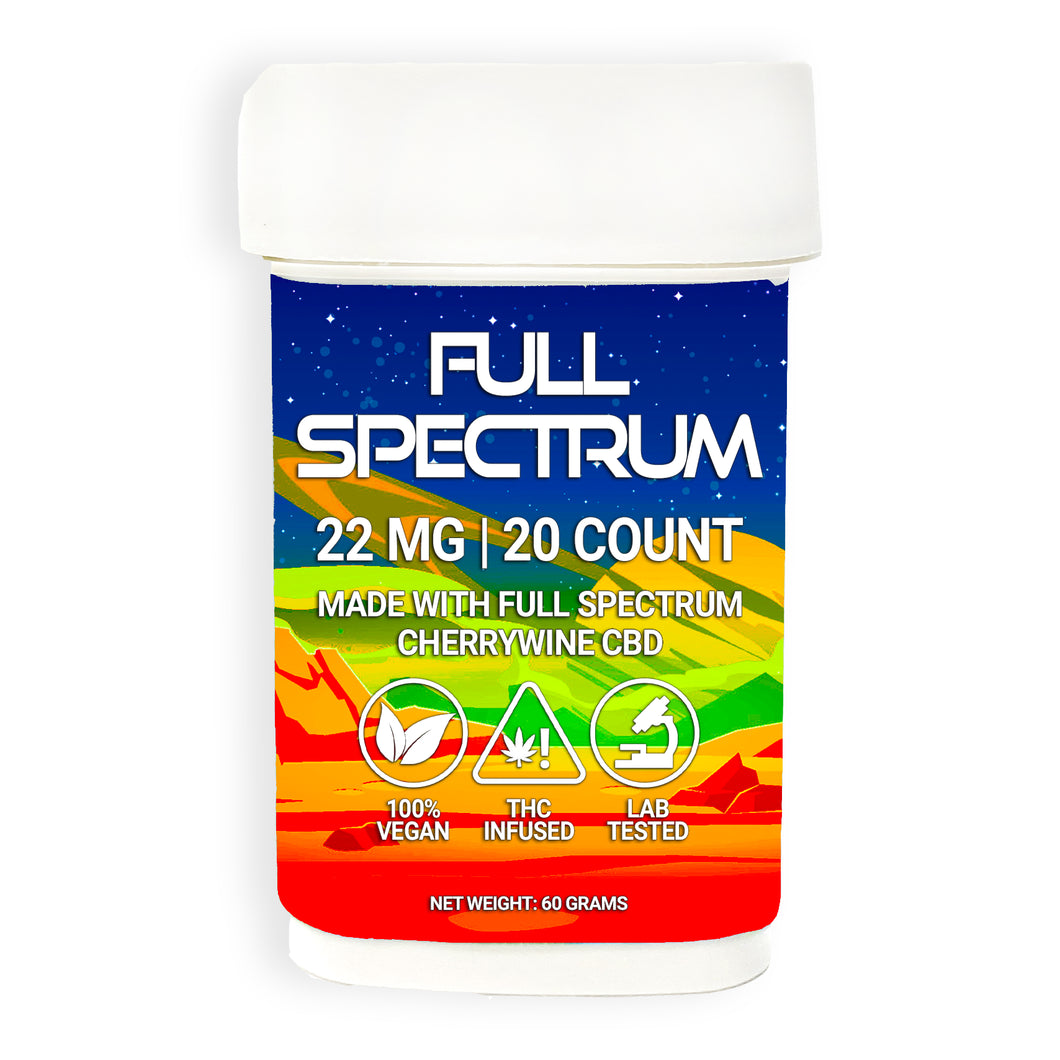 1mg THC: Full Spectrum CBD Gummies