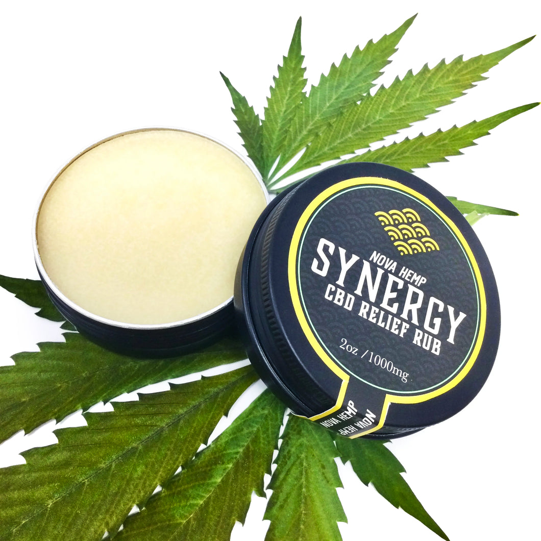 Synergy Relief Rub: 1000mg CBDa