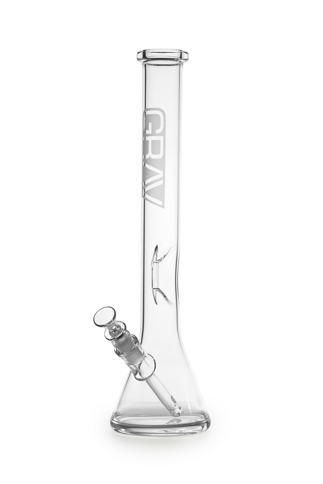 GRAV® Large, Clear Beaker Base Water Pipe